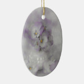 Soft Stiefmütterchen Keramik Ornament (Rechts)