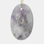 Soft Stiefmütterchen Keramik Ornament (Links)