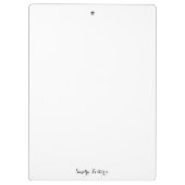 Soft Stiefmütterchen Klemmbrett (Rückseite)