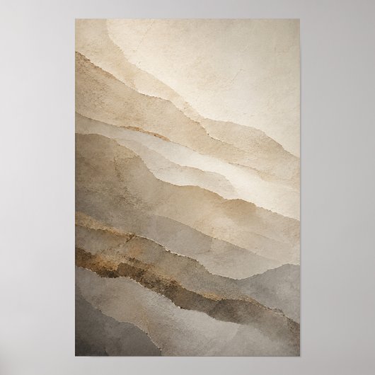 Soft Strata — Aurema (Porträt) Poster (Vorne)