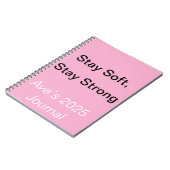 Soft Strong Custom Emotional Journal bleibe Notizblock (Linke Seite)