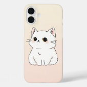 Soft & Stylish Cat Lover's iPhone 16 Case (Rückseite)
