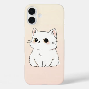 Soft & Stylish Cat Lover's iPhone 16 Case