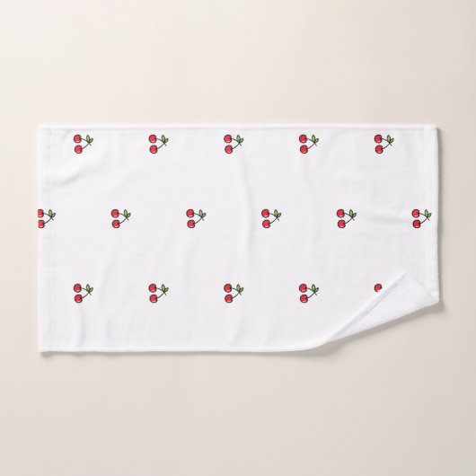 🍒 Soft & Stylish Cherry Bath Handtücher 🍒 (Handtuch)