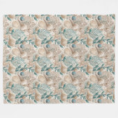 Soft Stylish Coastal Blanket Nautical Zuhause Acce Fleecedecke (Vorderseite (Horizontal))