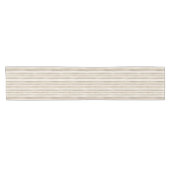 Soft Stylish Taupe Stripe Cottage Kurzer Tischläufer (Horizontal)
