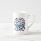 Soft Sun Rise ~ Hochheben der Meldung Graphic Porzellantasse (Rechts)