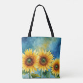 Soft Sunflower Breeze Tasche (Rückseite)