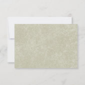 Soft Sunflowers Boho Heart Wedding Save The Date (Rückseite)