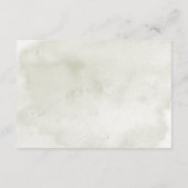 Soft Sunflowers Boho Herz Hochzeit Empfang Begleitkarte (Rückseite)