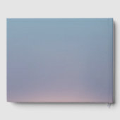 Soft Sunrise in Love Memory Gästebuch (Rückseite)