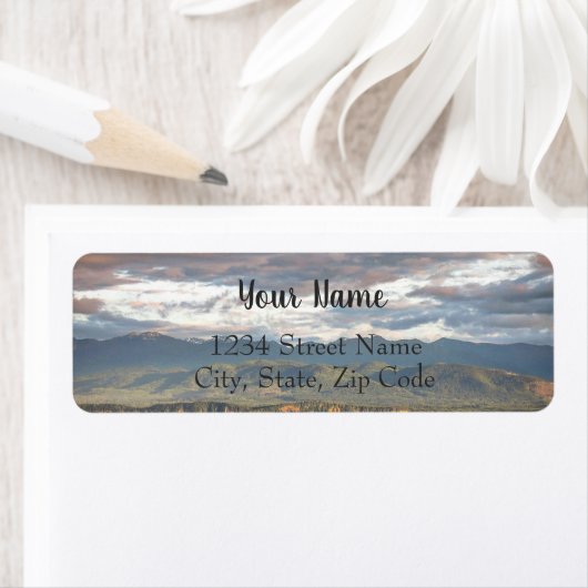 Soft Sunset Address Labels (Insitu)