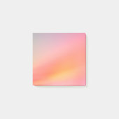 Soft Sunset Gradient Post-it Notes - Dreamy Pastel Klebezettel (Vorderseite)