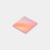 Soft Sunset Gradient Post-it Notes - Dreamy Pastel Klebezettel (angewinkelt)