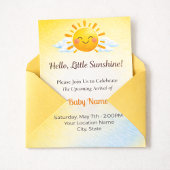 Soft Sunshine Baby Shower Einladung