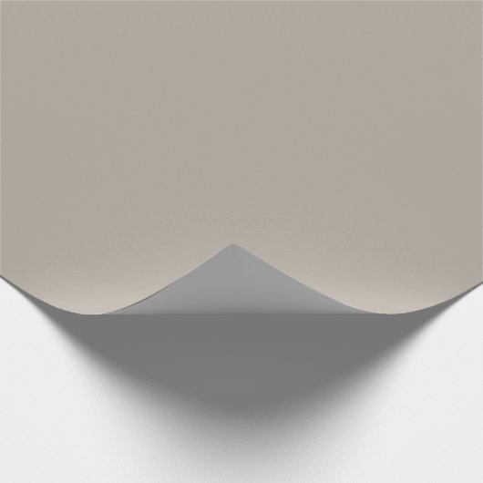 Soft Taupe Stone Solid Geschenkpapier (Ecke)
