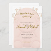 Soft Teddy Bear Baby Shower Einladung (Vorne/Hinten)