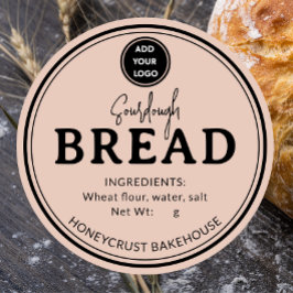 Soft Terracotta Bakery Sourdough Bread Sticker