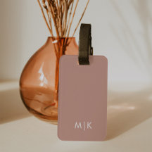 Soft Terracotta | Modernes Monogramm