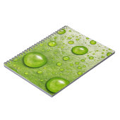 "Soft Touch, Silent Drop" Notizblock (Linke Seite)