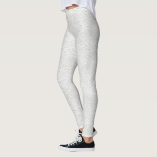 Soft Trendy Silver Leggings