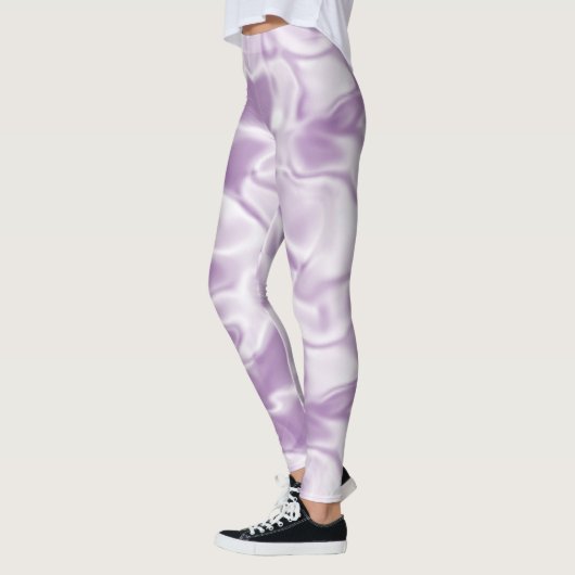 Soft Trendy Silver Lila Leggings (Links)