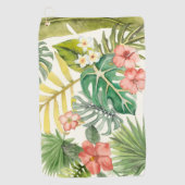 Soft Tropics Golfhandtuch (Vorderseite)