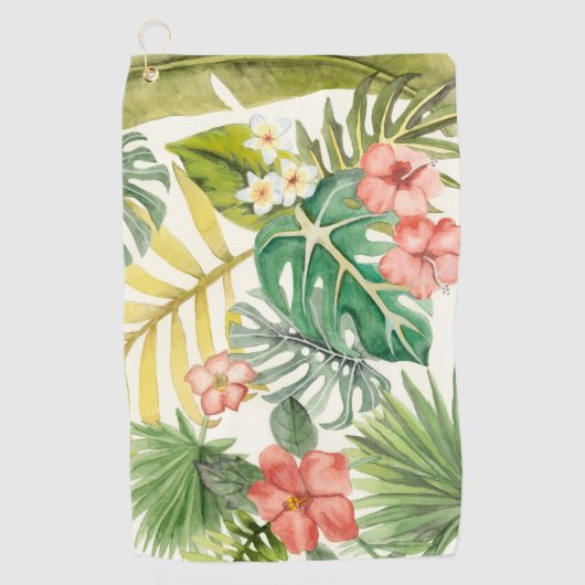 Soft Tropics Golfhandtuch (Vorderseite)