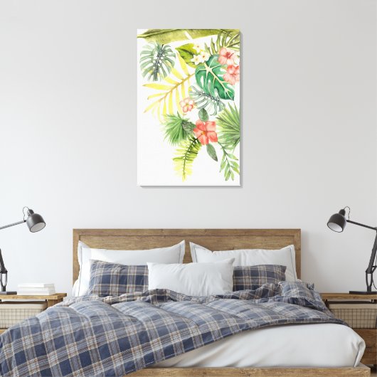 Soft Tropics Leinwanddruck (Insitu (Schlafzimmer))