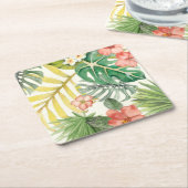 Soft Tropics Rechteckiger Pappuntersetzer (angewinkelt)