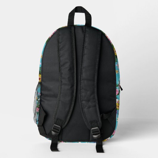 Soft Tropix Bedruckter Rucksack (Rückseite)