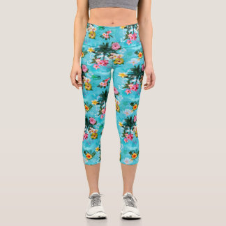 Soft Tropix Capri Leggings