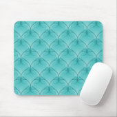 Soft Turquoise Unparallele Elegance Mousepad (Mit Mouse)