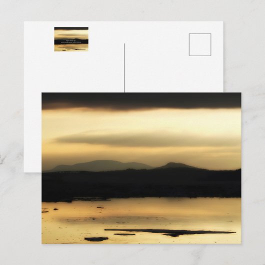 Soft Twilight Postkarte (Vorne/Hinten)