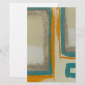 Soft und Bold Rothko Inspiriert Abstrakt Briefpapier (Vorne/Hinten)