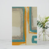 Soft und Bold Rothko Inspiriert Abstrakt Briefpapier (Stehend Vorderseite)