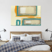 Soft und Bold Rothko Inspiriert Abstrakt Leinwanddruck (Insitu (Schlafzimmer))