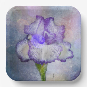 Soft und Hübsche Iris Pappteller
