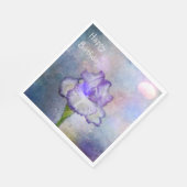 Soft und Hübsche Iris Serviette (Ecke)