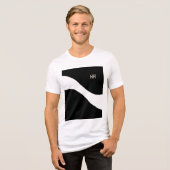 Soft- und klassisches T-Shirt Tri-Blend Shirt (Vorderseite voll)