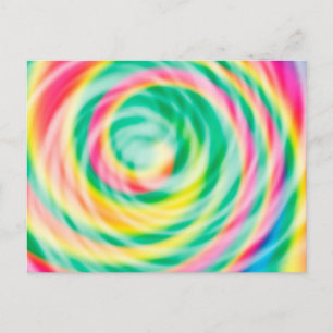 Soft Vibraning Gefärbte Krawatte Postcard Postkarte