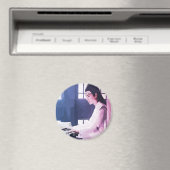 Soft Wangji spielen den Zither Magnet (In Situ (Geschirrspüler))