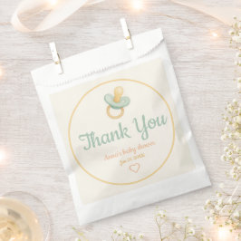 Soft Watercolor Babydusche Geschenktütchen