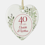 Soft Watercolor-Blätter 40 Jahre alt Keramik Ornament (Rechts)