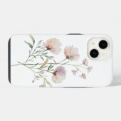 Soft Watercolor Floral iPhone Case Hülle (Rückseite (Horizontal))