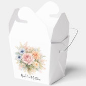 Soft Watercolor Floral Wedding Geschenkschachtel (Offen)