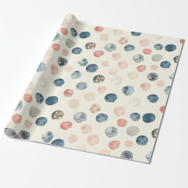 Soft Watercolor Polka Dots Wrapping Paper Geschenkpapier