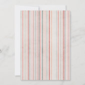 Soft Watercolor Stripes Invitation Einladung (Vorderseite)