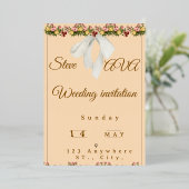 Soft Watercolor Wedding Invitation Folieneinladung (Stehend vorne)