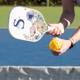 Soft Watercolor Wildflowers – Feminine Pickleball  Pickleball Schläger